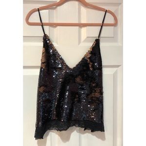 Sequin Free People Tank